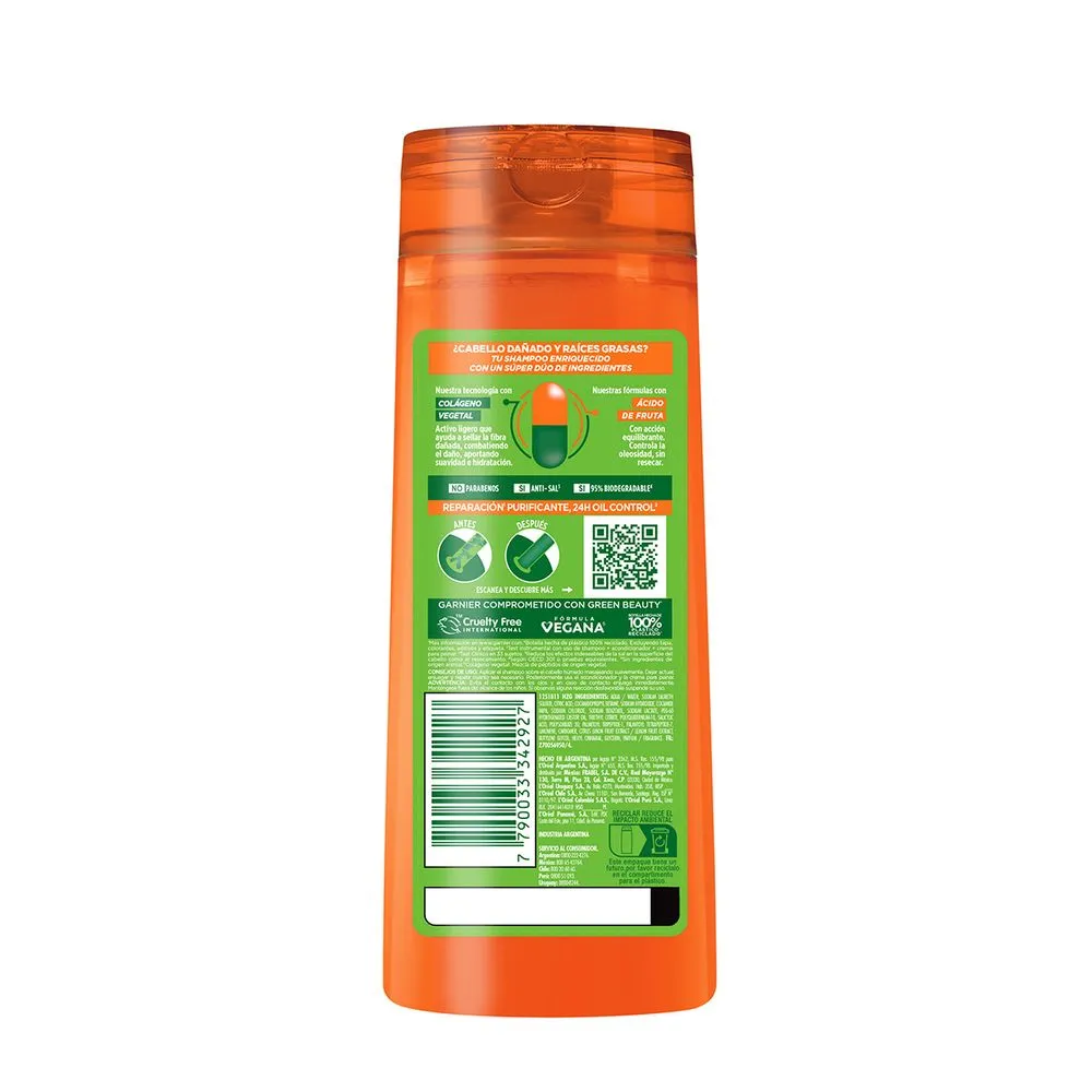 Fructis Shampoo Reparador Fructis Goodbye Daños