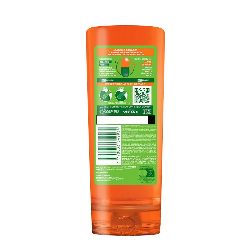 Fructis Acondicionador Reparador Fructis Goodbye Daños Oil Control