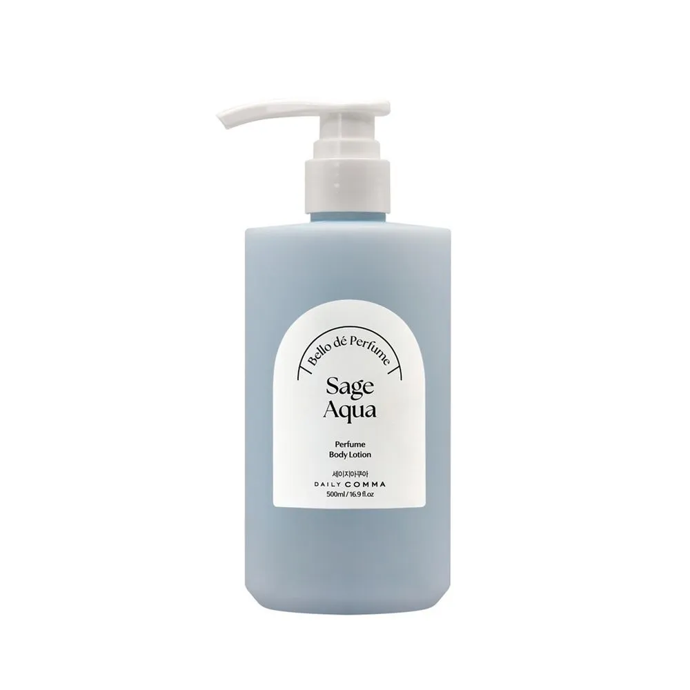 Daily Comma Loción Corporal Hidratante Perfumada Bello de Perfume Body Lotion Sage Aqua