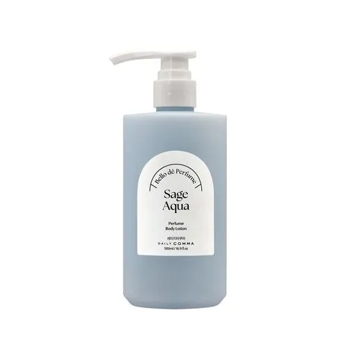 Daily Comma Loción Corporal Hidratante Perfumada Bello de Perfume Body Lotion Sage Aqua