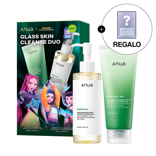 Anua Set de Doble Limpieza Facial Double Cleansing Duo Set Heartleaf