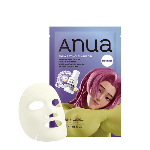 Anua Mascarilla Facial Renovadora Nocturna Retinol Niacin Night Care Mask