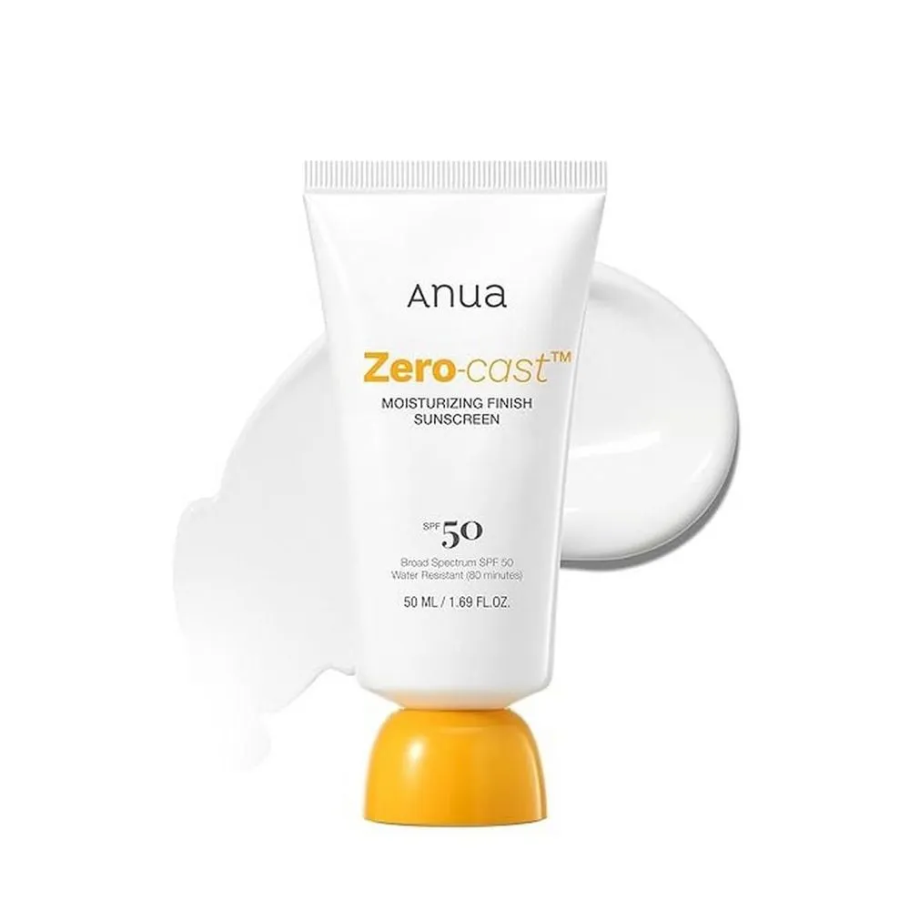 Anua Protector Solar Hidratante Efecto Invisible Zero-Cast Moisturizing Finish Sunscreen