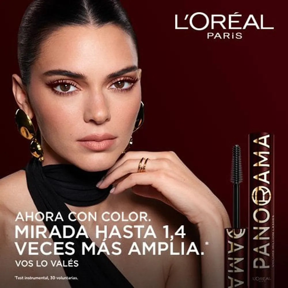L'Oréal París Máscara de Pestañas L'Oréal París Panorama Chromatic Marrón WASHABLE
