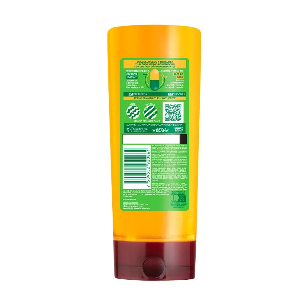 Fructis Acondicionador Fructis Liso Coco