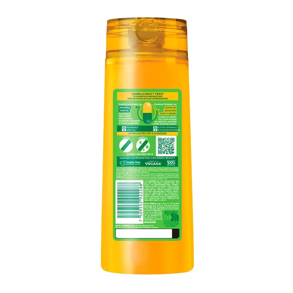 Fructis Shampoo Fructis Recarga Nutritiva