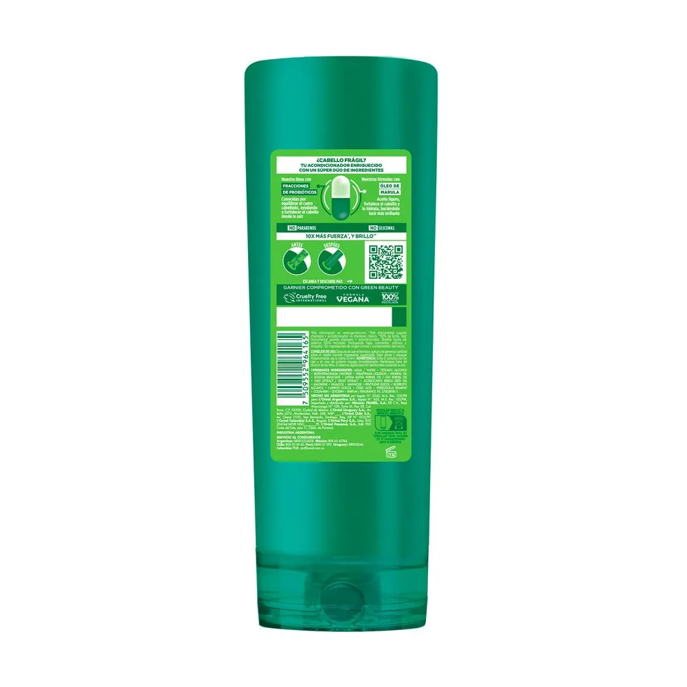 Fructis Acondicionador Fructis Probióticos Fuerza