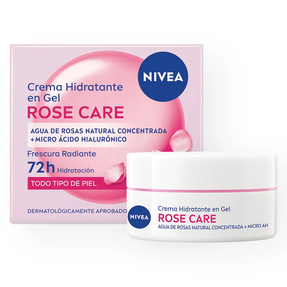 Nivea Crema facial hidratante en gel NIVEA Rose Care 50 ml