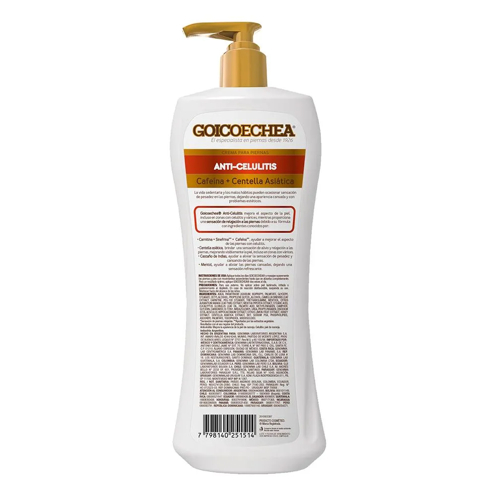 Goicoechea Crema Corporal Anti-Celulitis