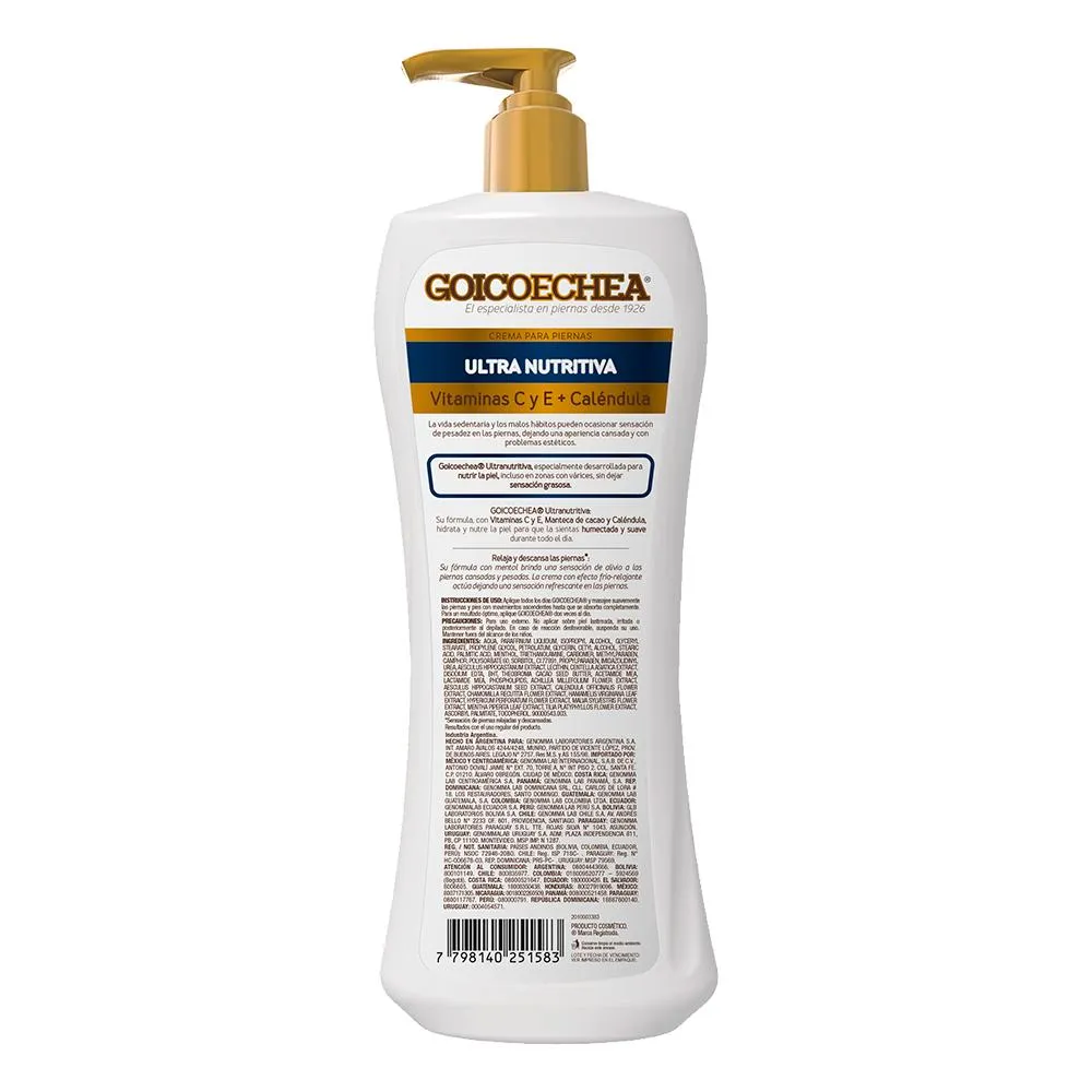 Goicoechea Crema Corporal Ultra Nutritiva