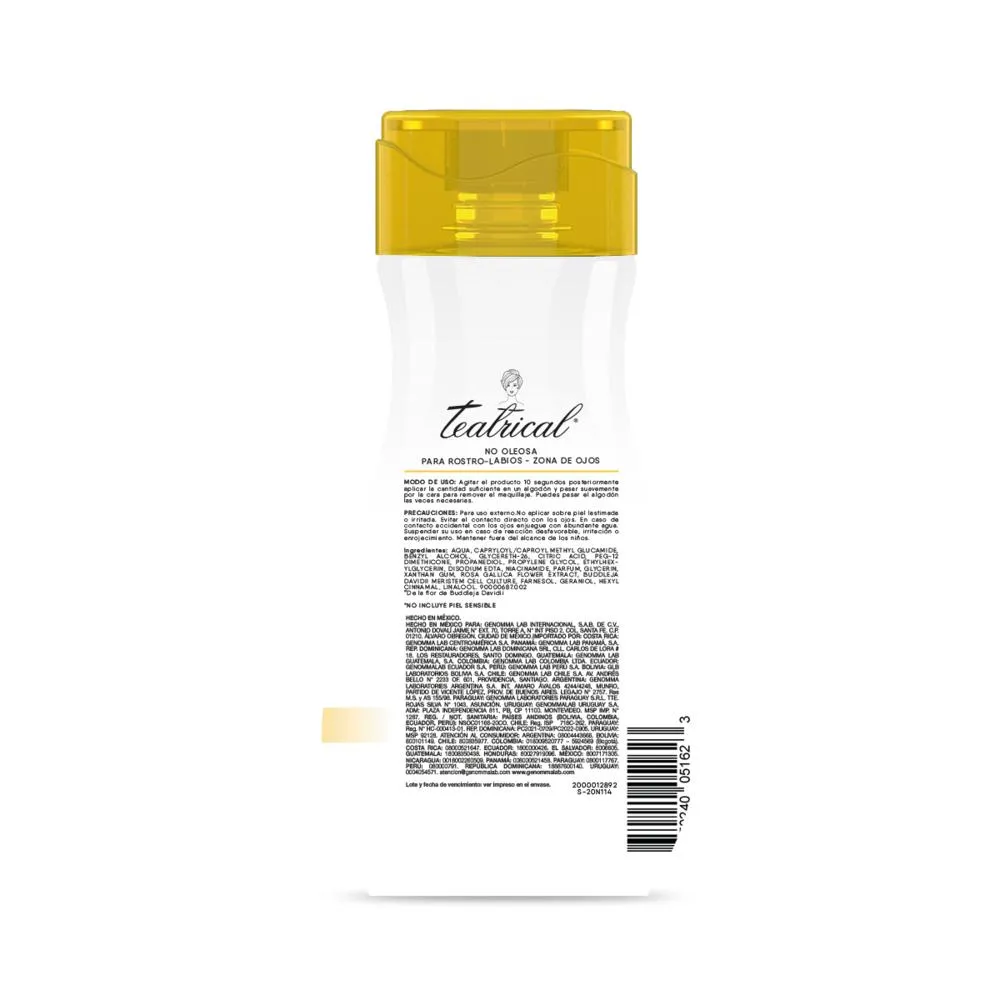 Teatrical Agua Micelar Suavizante