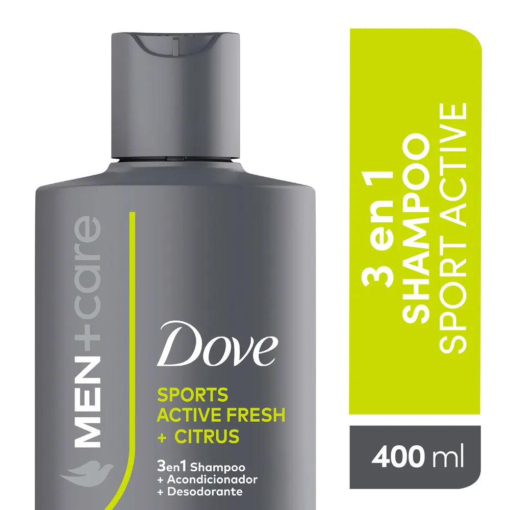 Dove Shampoo DOVE 3en1 Sport Active Fresh