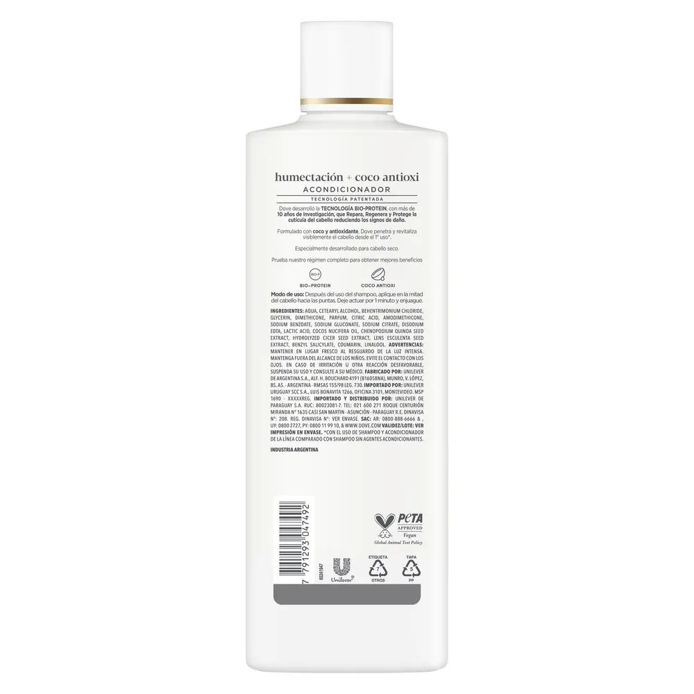 Dove Acondicionador Ritual De Reparación Coco Y Cúrcuma