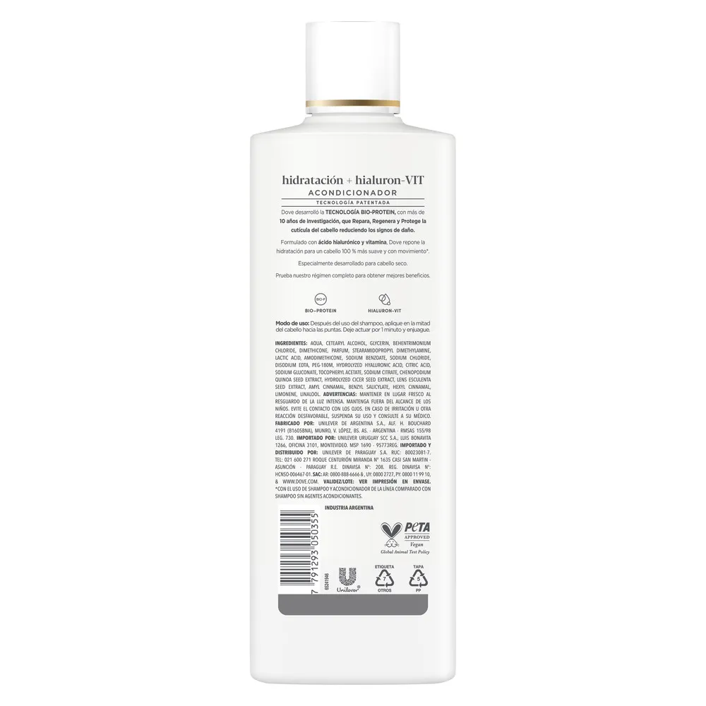 Dove Acondicionador Hidratación Intensa