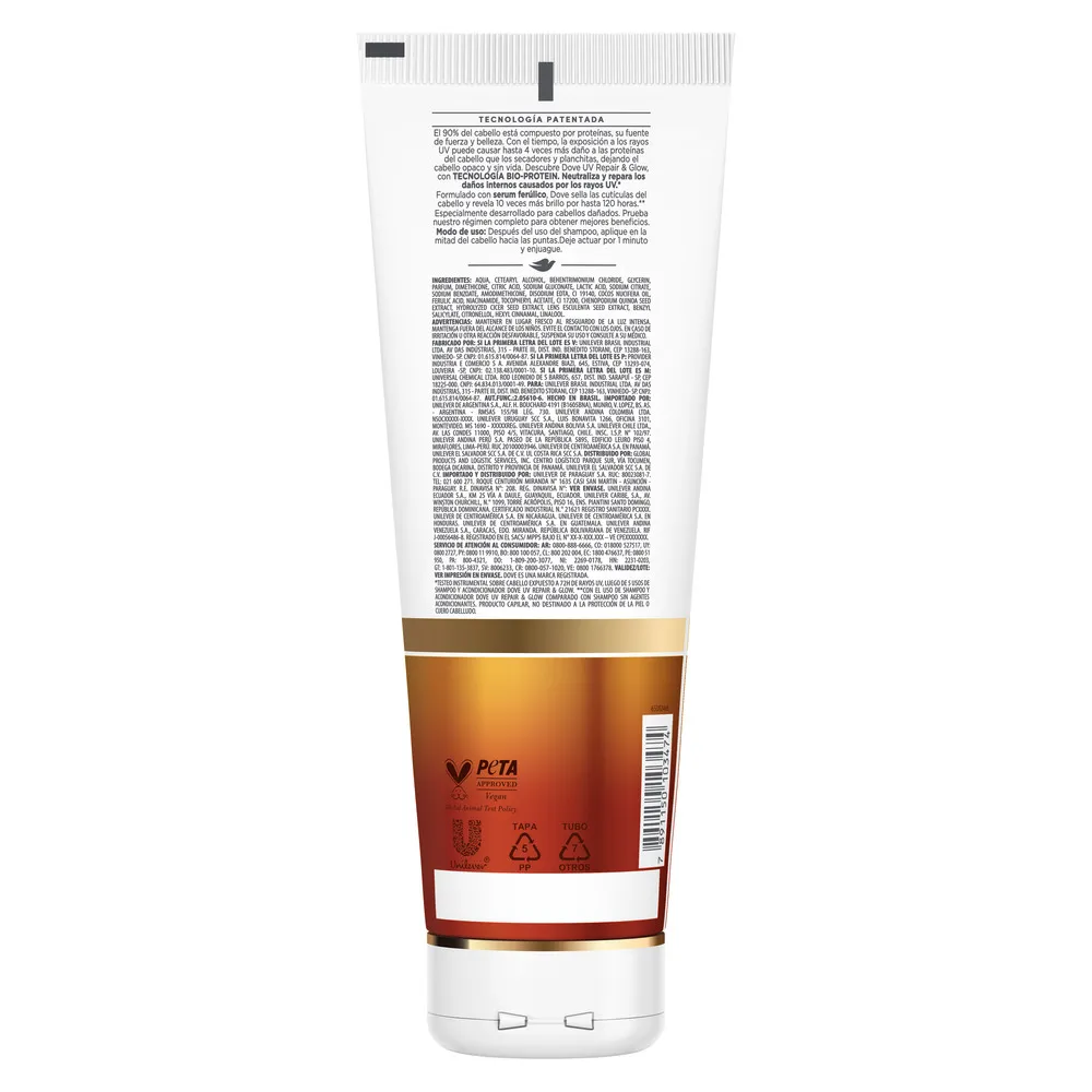 Dove Acondicionador DOVE UV Repair & Glow