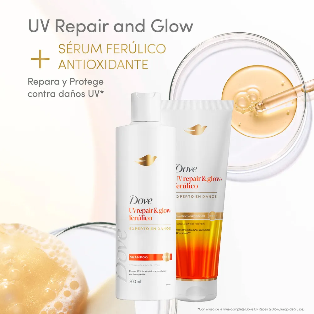 Dove Acondicionador DOVE UV Repair & Glow