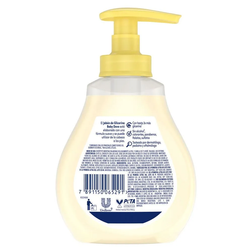 Dove Jabón Líquido Baby Glicerina