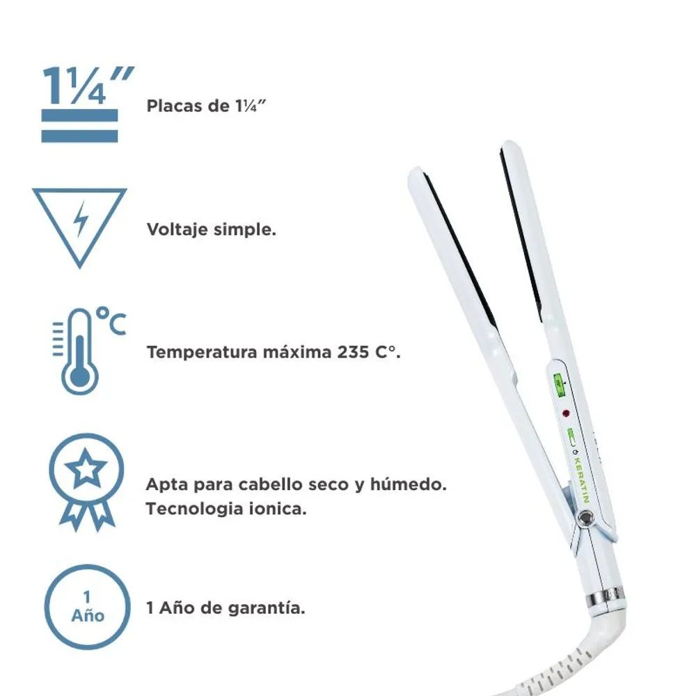BaByliss Plancha Alisadora Brazilian Tech Keratina