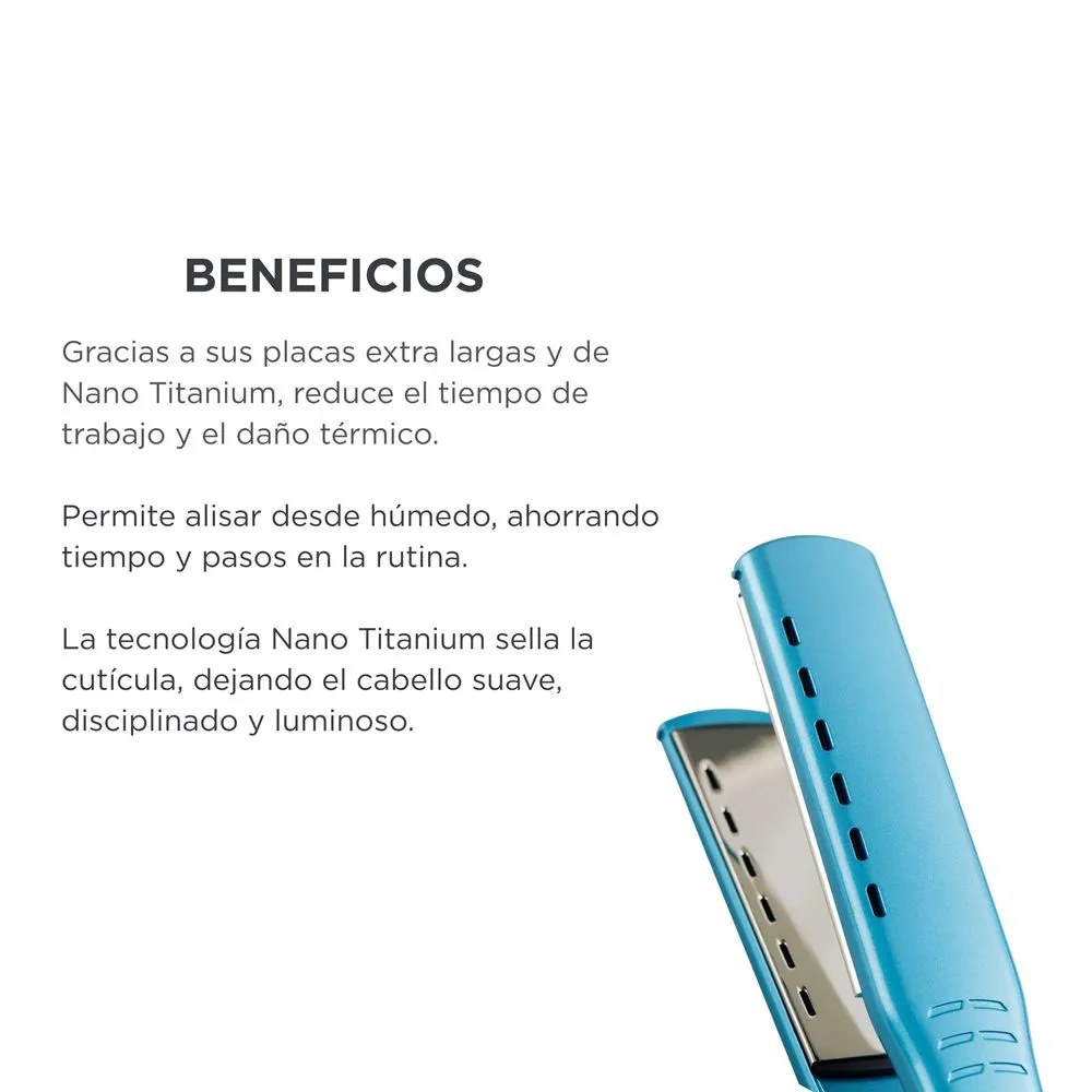 BaByliss Plancha Alisadora Ultradelgada Wet & Dry