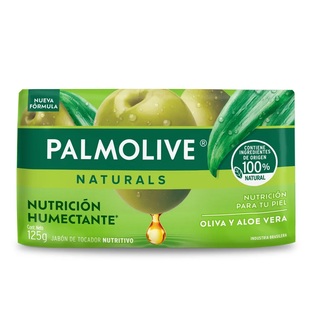 Palmolive Jabón de Tocador Naturals Aloe y Oliva