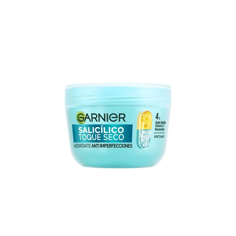 Garnier Hidratante Toque Seco Anti-Imperfecciones con Ácido Salicílico y Vitamina C