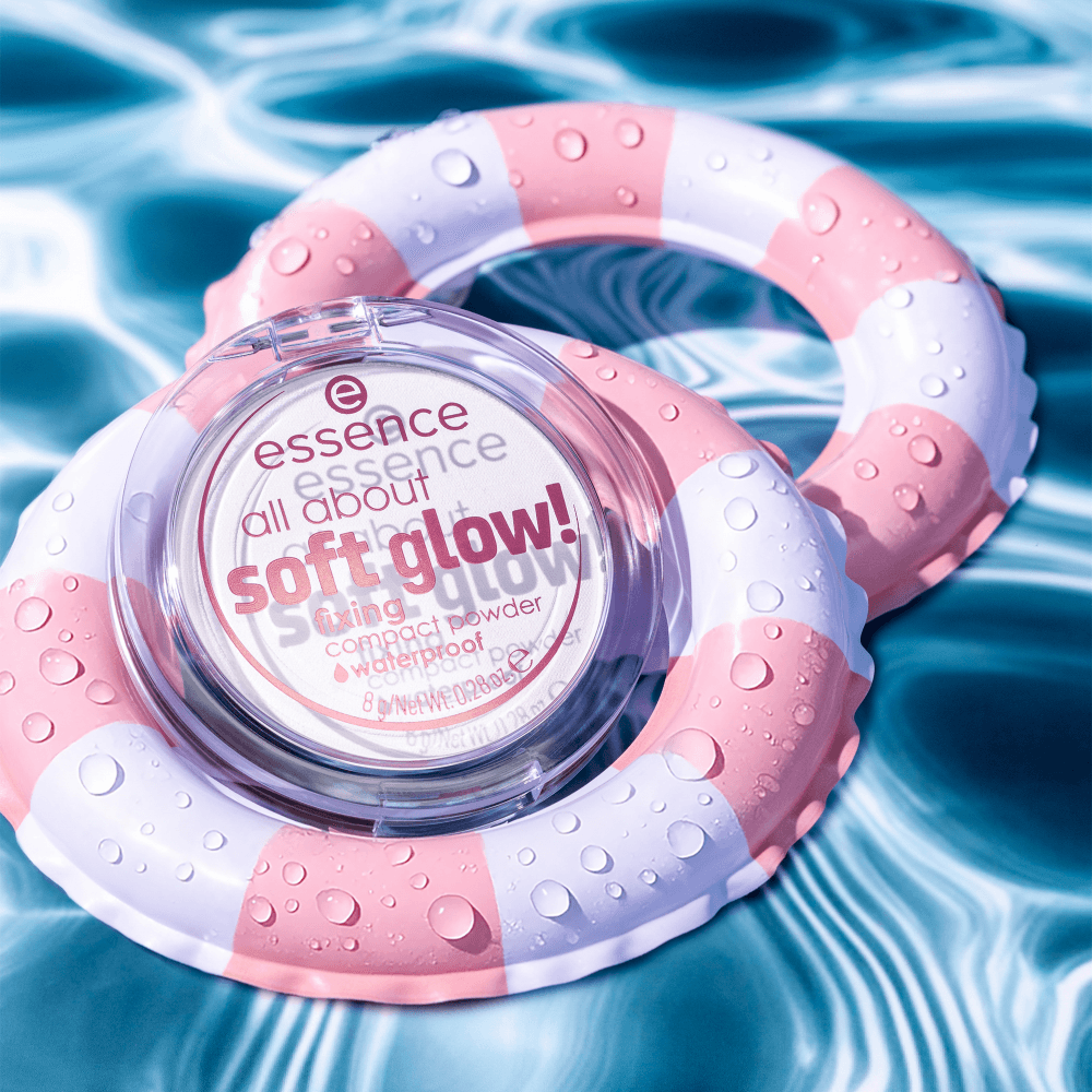 Essence Polvo Fijador Compacto Resistente Al Agua All About Soft Glow!