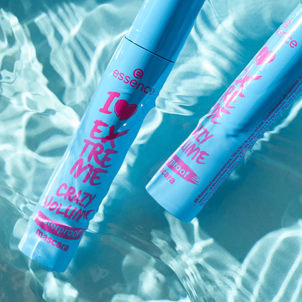 Essence Máscara de Pestañas I Love Extreme Crazy Volume Resistente al Agua