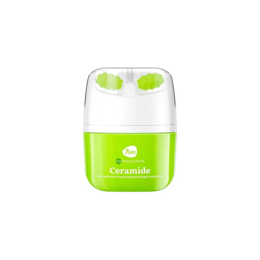 7Days Crema Facial Ceramidas Hidratante con Masajeador - Cream Moisturizing & Repairing Ceramide