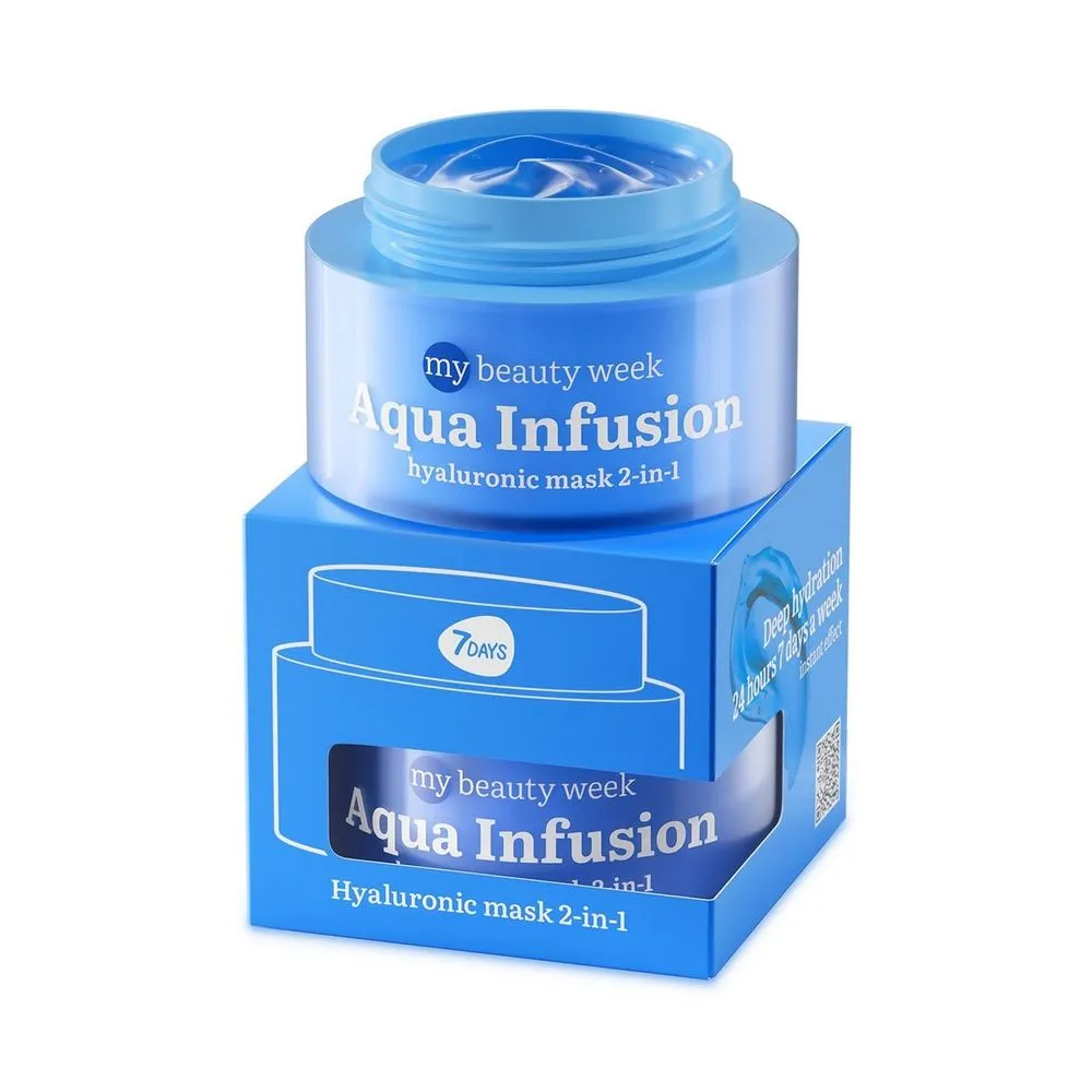7Days Mascarilla Hidratante con Ácido Hialurónico - Hyaluronic Mask 2In1 Aqua Infusion