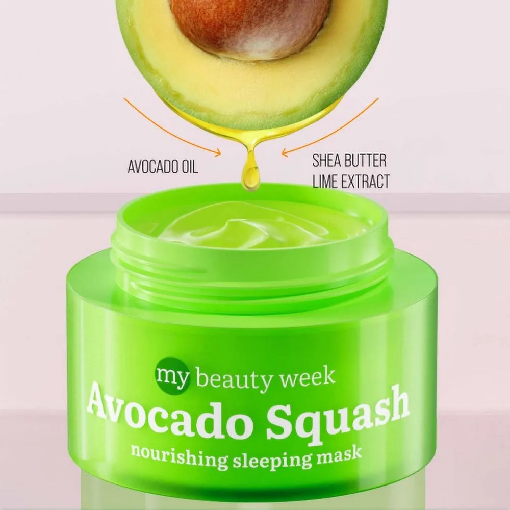 7Days Mascarilla Facial con Palta - Sleeping Mask Avocado Squash