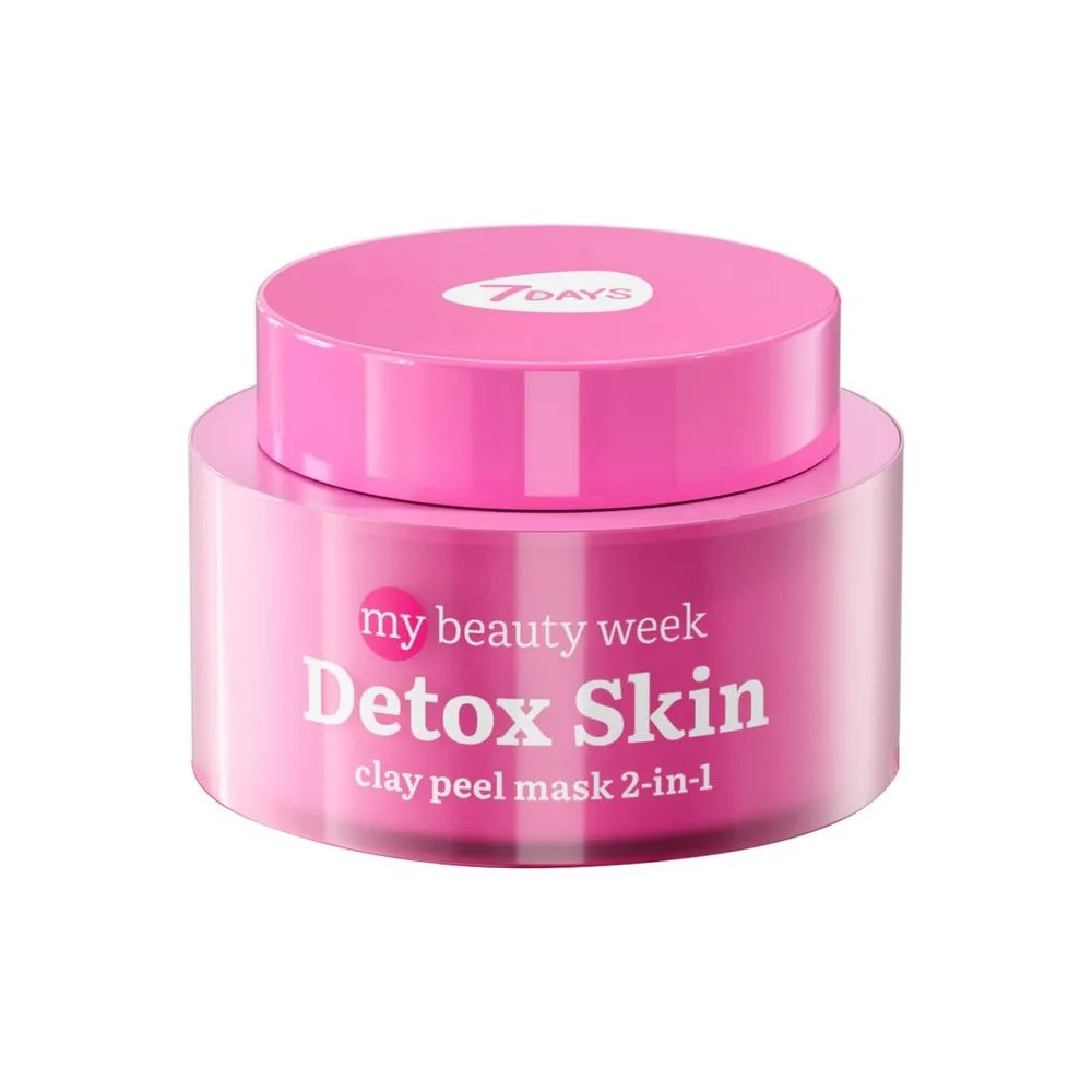 7Days Mascarilla de Arcilla Exfoliante - Clay Peel Mask 2In1 Detox Skin