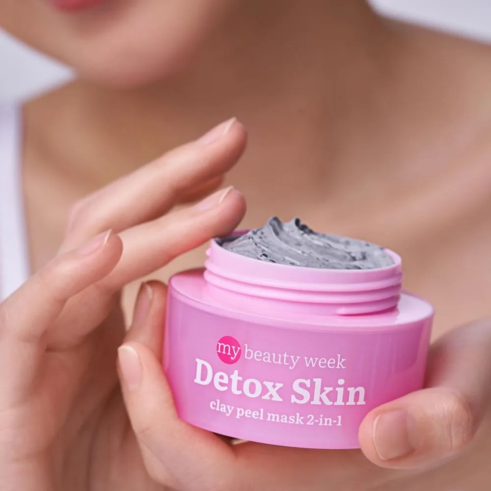 7Days Mascarilla de Arcilla Exfoliante - Clay Peel Mask 2In1 Detox Skin