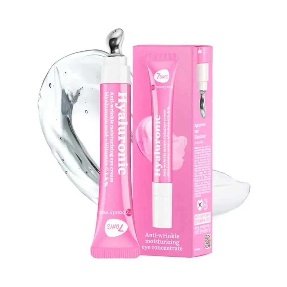7Days Crema Contorno de Ojos Ácido Hialurónico - Eye Cream Anti-Wrinkle Moisturizing