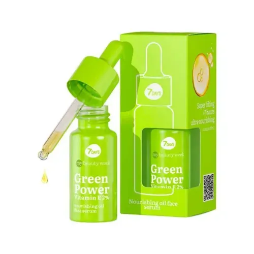 7Days Sérum Vitamina E y Péptidos - Nourishing Oil Serum Green Power