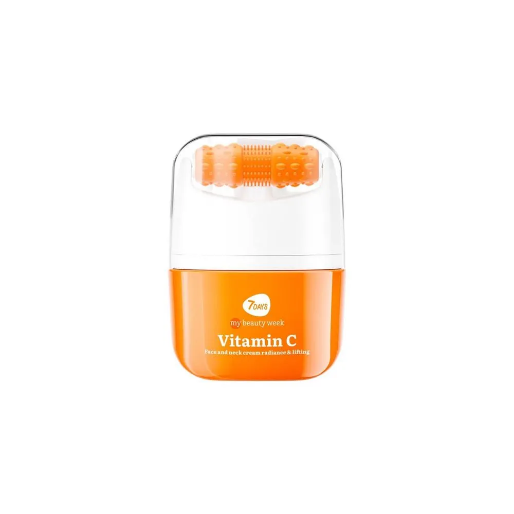 7Days Crema Facial Vitamina C con Masajeador - Cream Radiance & Lifting Vitamin C