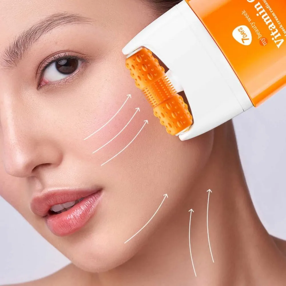 7Days Crema Facial Vitamina C con Masajeador - Cream Radiance & Lifting Vitamin C