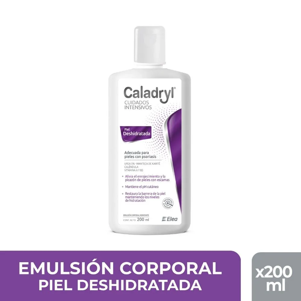 Caladryl Emulsión Corporal Hidratante Cuidados Intensivos Piel Deshidratada