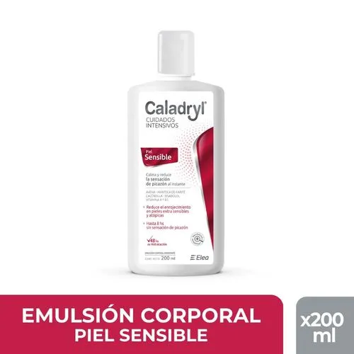 Caladryl Emulsión Corporal Hidratante Cuidados Intensivos Piel Sensible