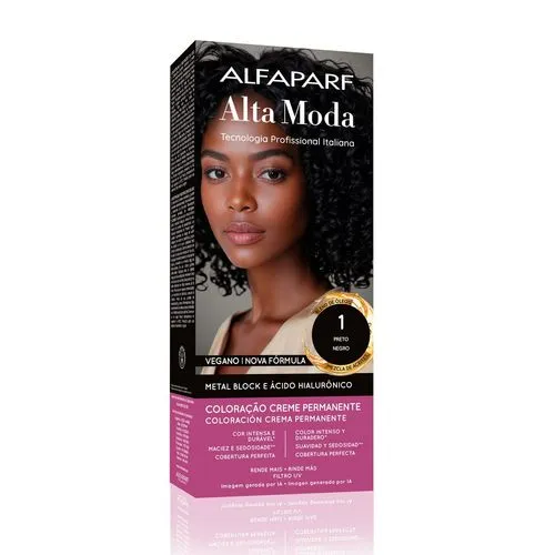Alta Moda Kit Coloración Permanente Máximo Color y Brillo