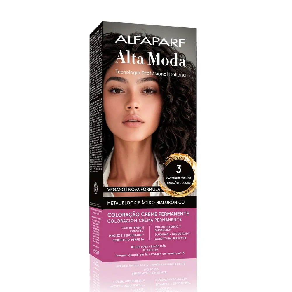 Alta Moda Kit Coloración Permanente Máximo Color y Brillo