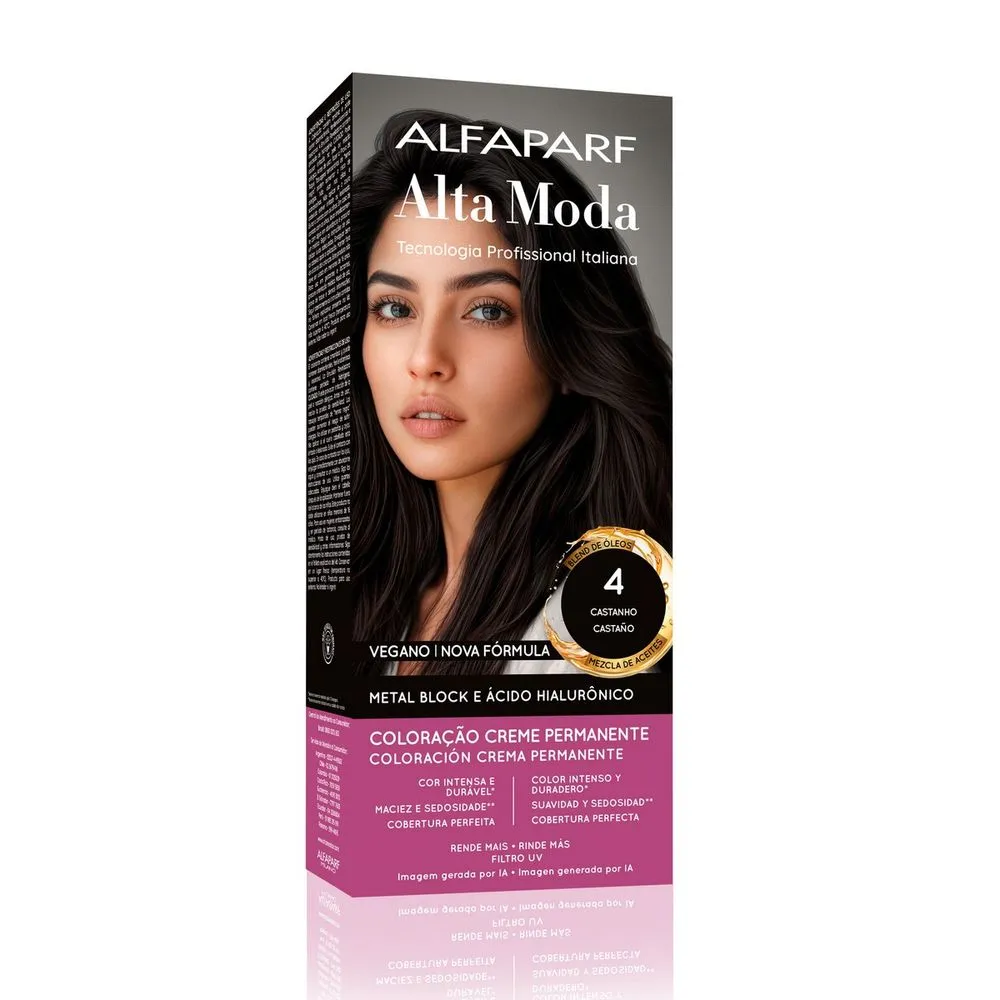 Alta Moda Kit Coloración Permanente Máximo Color y Brillo