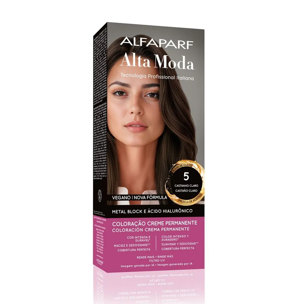 Alta Moda Kit Coloración Permanente Máximo Color y Brillo