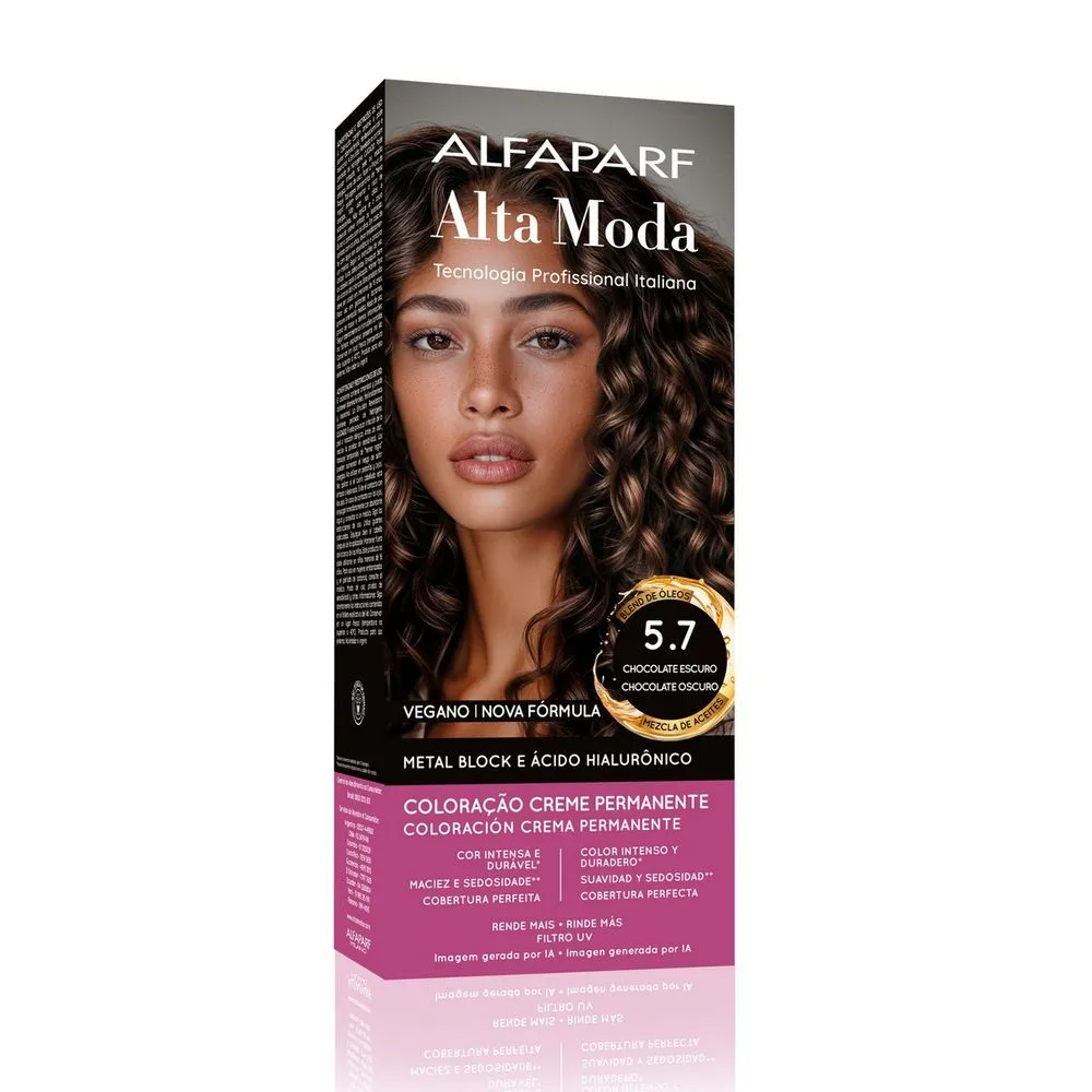 Alta Moda Kit Coloración Permanente Máximo Color y Brillo