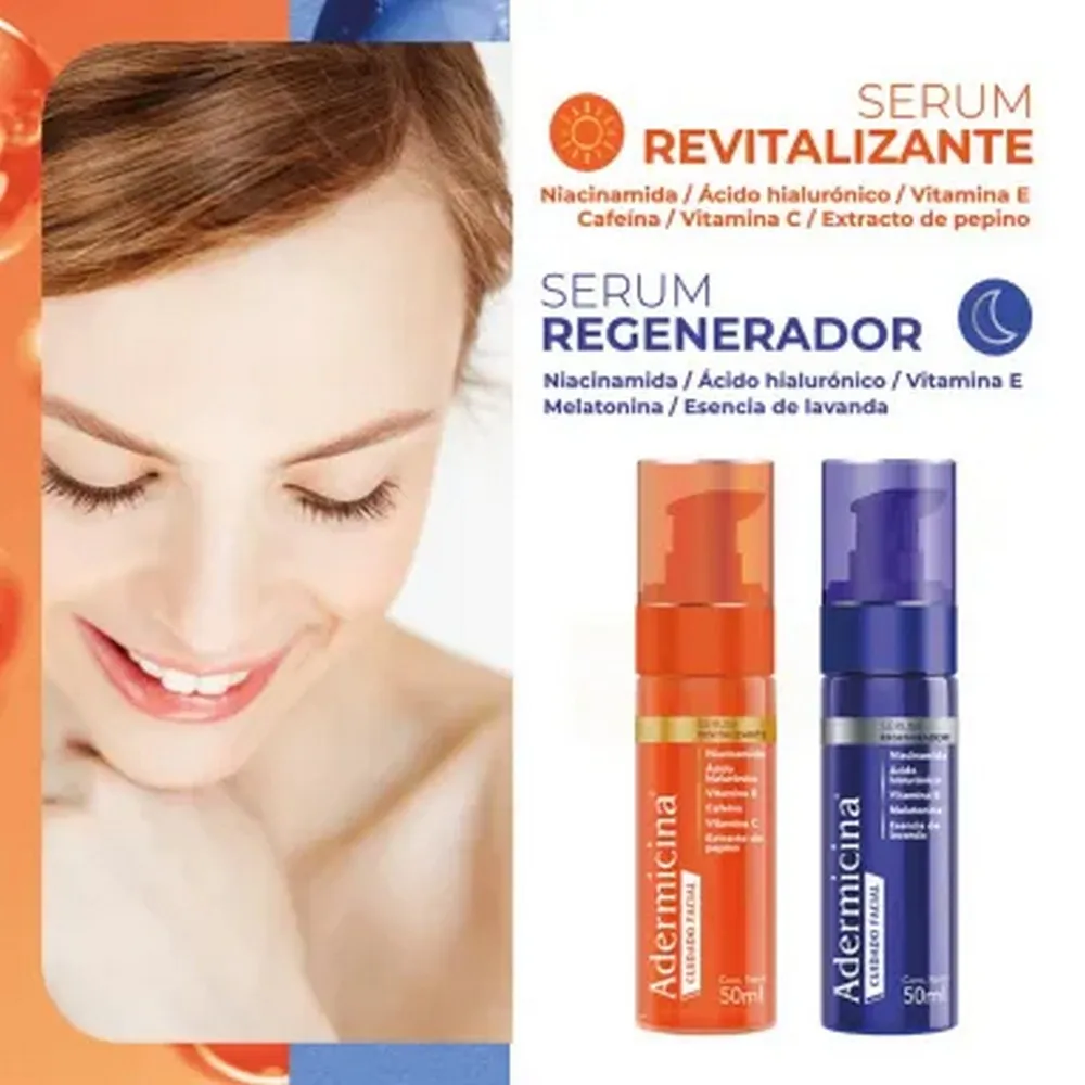 Adermicina Sérum Facial Regenerador Nocturno