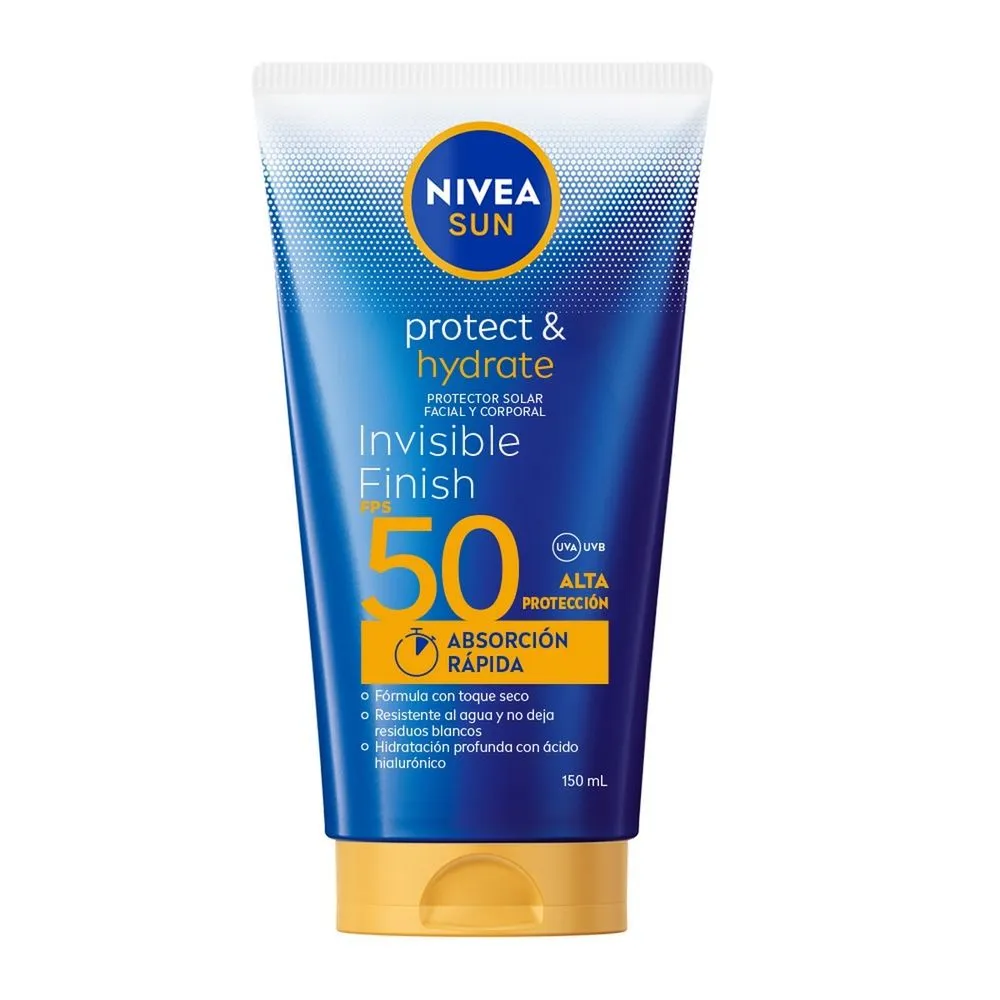 Nivea Protector solar Protect & Hydrate Invisible Finish FPS 50