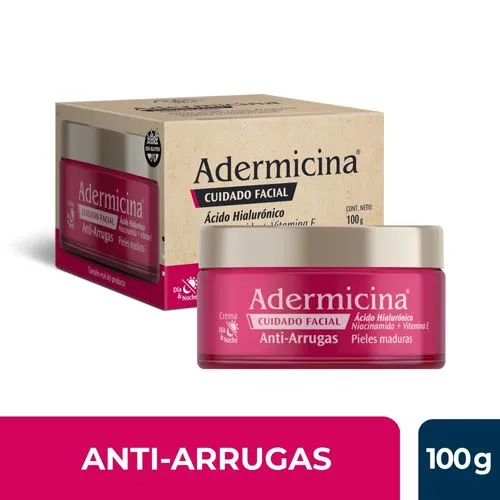 Adermicina Crema Facial AntiAge con Ácido Hialurónico
