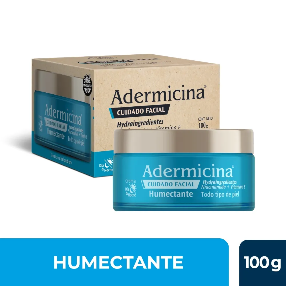 Adermicina Crema Facial Humectante con Hydraingredientes