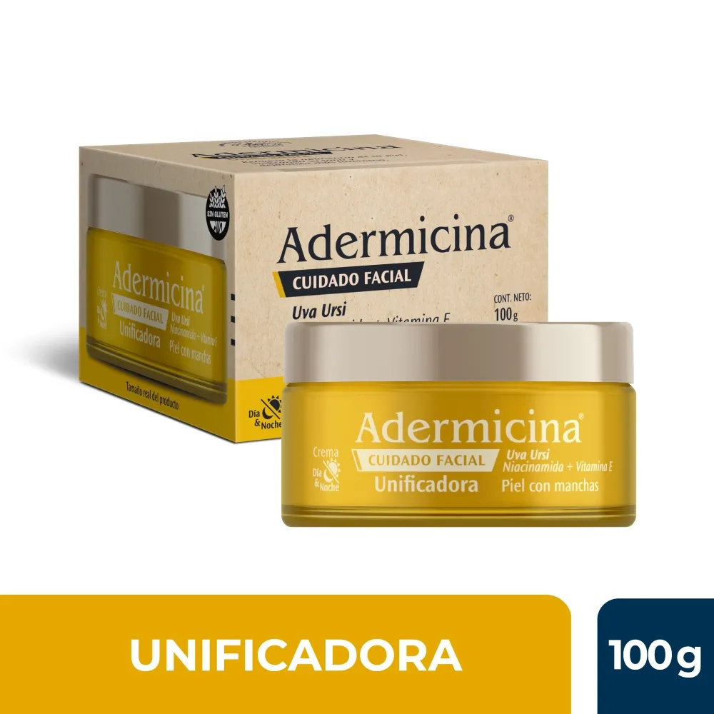 Adermicina Crema Facial Unificadora con Uva Ursi