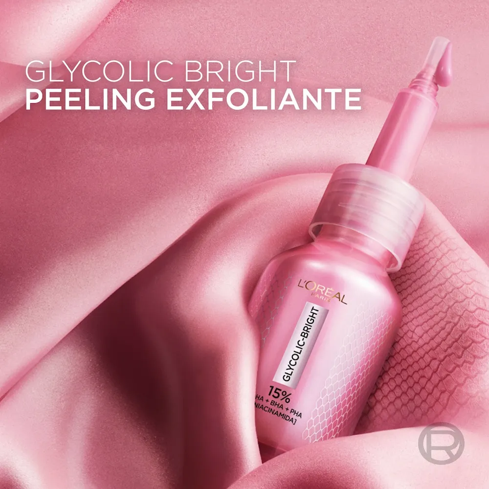 L'Oréal París Peeling Exfoliante Anti Manchas Glycolic Bright