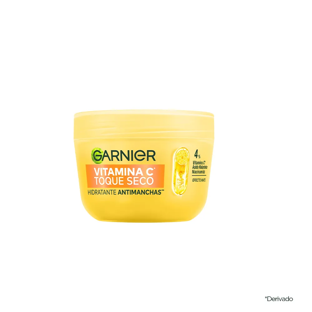 Garnier Hidratante Toque Seco Anti-manchas con Vitamina C y Niacinamida